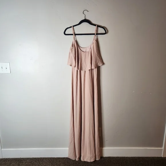 Show Me Your Mumu Caitlin Ruffle Maxi Dress Size Small - Picture 4 of 5